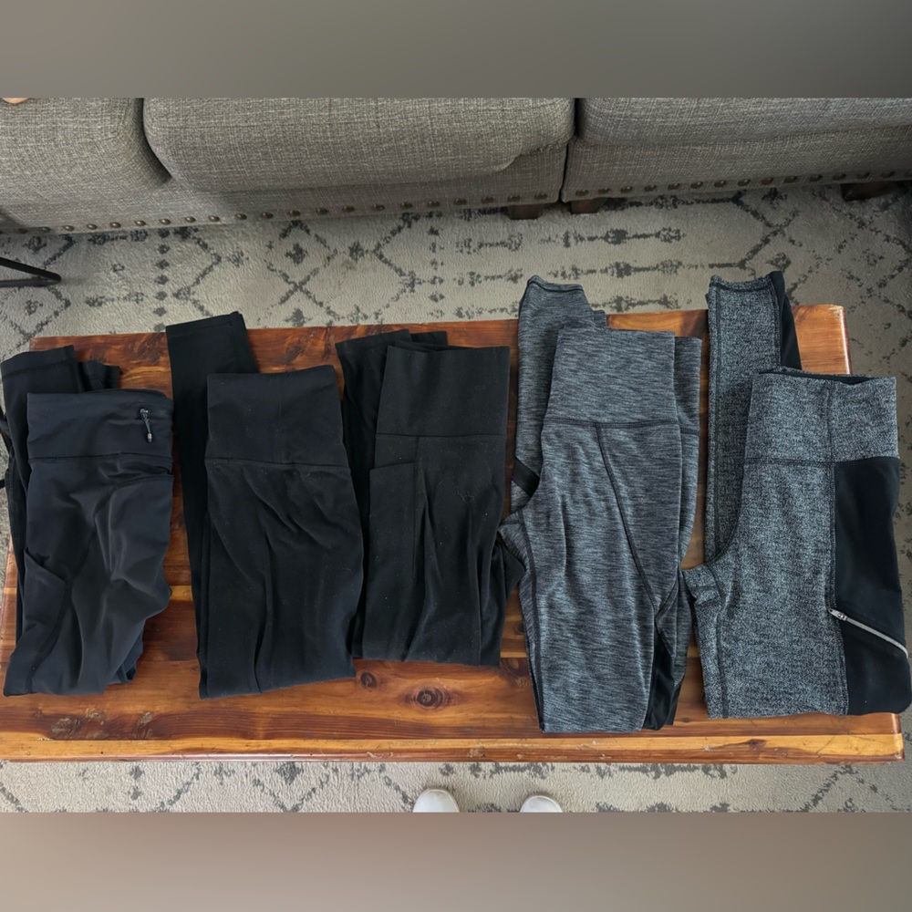 5 ATHLETA/LULULEMON LEGGINGS!